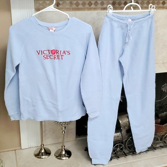 🌹💐 VICTORIA'S SECRET Waffle Knit 2 Pc Pajamas 💐🌹